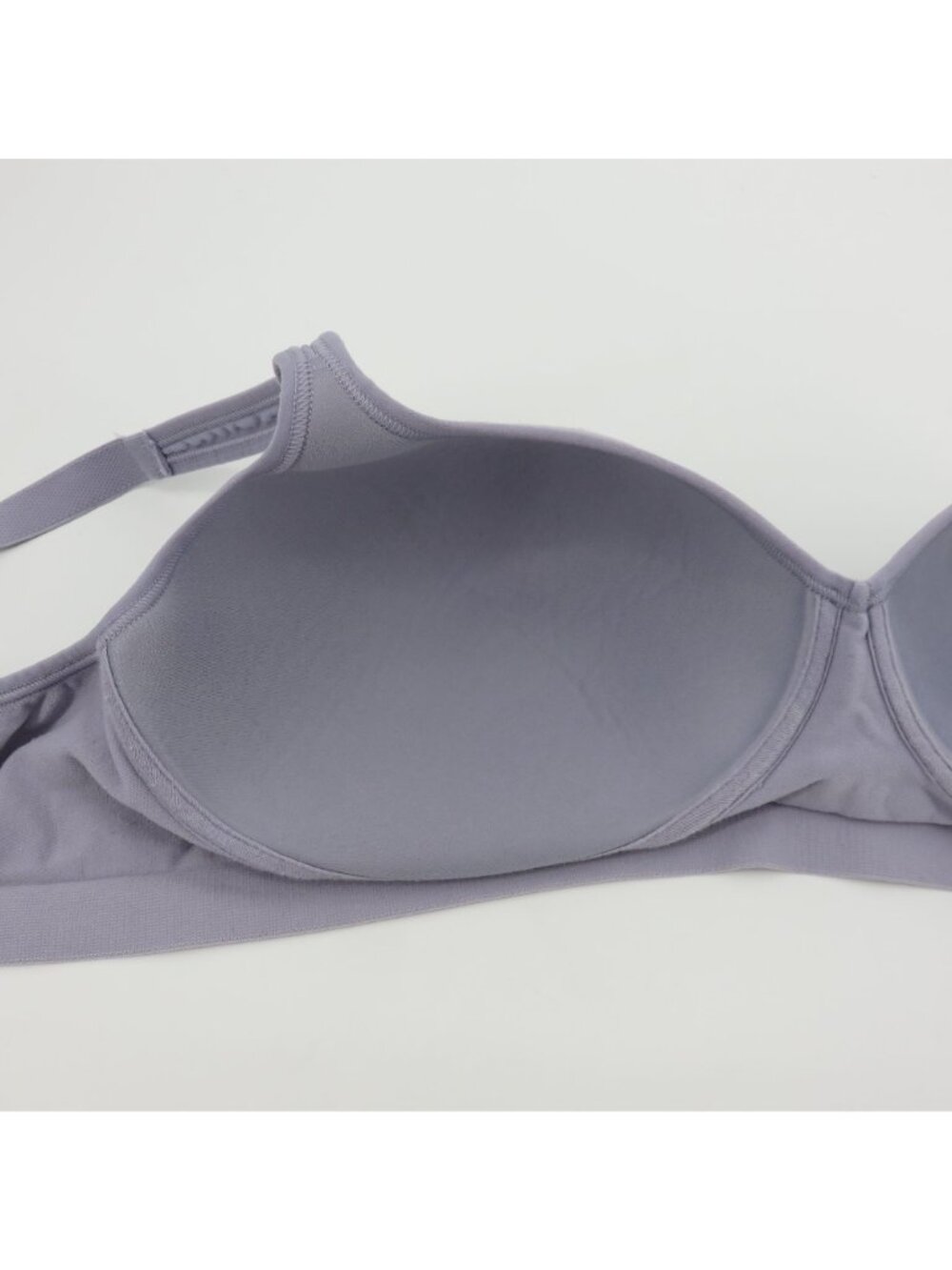 Bali 40D 3463 Comfort Revolution Wireless T Shirt Bra Purple Gray Polka Dot - Picture 8 of 12